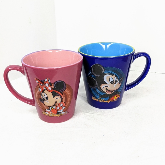 Disney Other - Walt Disney World Merchandise Mickey &Minnie Mugs